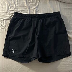 On Running Men's Dark Athletic Shorts